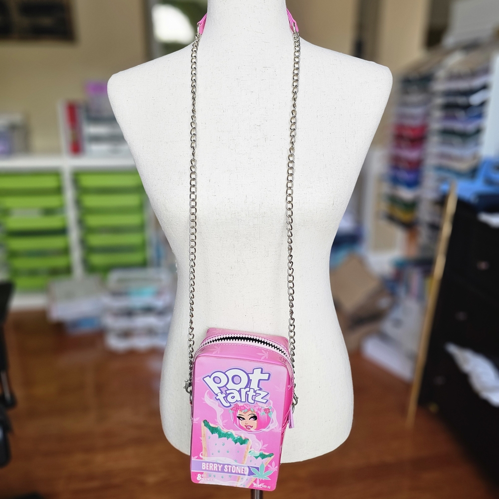 Dolls Kill Pink Pop Tartz Shoulder Bag